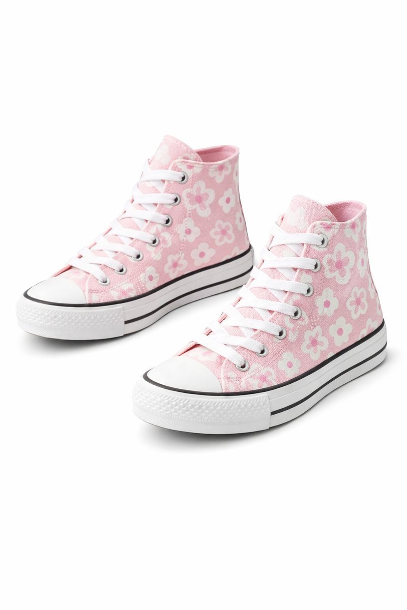 CONVERSE TRAMPKI DAMSKIE WYSOKIE RÓŻOWE Z KWIATOWYM WZOREM 38 1I4A