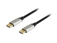 Kable komputerowe i do monitorów - Equip 119263 kabel DisplayPort 3 m Aluminium, Czarny - miniaturka - grafika 1