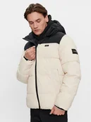 Kurtki męskie - Calvin Klein Kurtka zimowa Crinkle K10K112227 Beżowy Regular Fit - miniaturka - grafika 1
