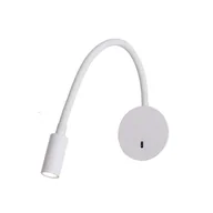 Lampy ścienne - Kinkiet na wysięgniku typu flex LED 3W SENISE LP-2021/1W WH Light Prestige - miniaturka - grafika 1