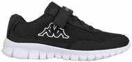 Moda i Uroda OUTLET - Buty dla dzieci Kappa Follow K czarno-białe 260604K 1110 - miniaturka - grafika 1