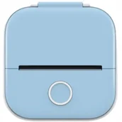 Drukarki kart i etykiet - Drukarka etykiet Phomemo Phomemo T02 Drukarka Termiczna Bluetooth Do Zdjęć Naklejek Notatek Etykiet / Niebieska - miniaturka - grafika 1