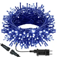 Oświetlenie świąteczne - Lampki choinkowe 300 LED 15 m niebieskie zewnętrzne oświetlenie świąteczne - miniaturka - grafika 1