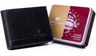 Portfele - Peterson klasyczny męski portfel skórzany Rfid - miniaturka - grafika 1