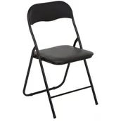 Fotele i krzesła ogrodowe - Krzesło składane PATIO 47905 Czarny - miniaturka - grafika 1