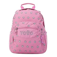 Plecaki - TOTTO Plecak Tempera Plecak, Dorośli Unisex, Różowy (Różowy), Rozmiar Uniwersalny - miniaturka - grafika 1