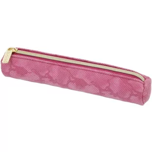 Piórnik kosmetyczka okrągła Snake różowy 50046614 HERLITZ - Piórniki - miniaturka - grafika 1