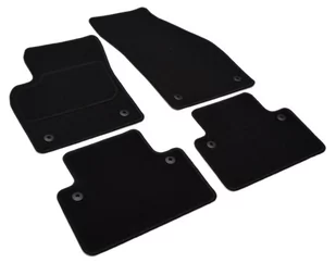 Volvo S40/V50 03/2004-07/2012R. - Czarne Dywaniki Welurowe W Jakości Economy - Dywaniki samochodowe - miniaturka - grafika 1