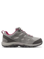 Buty trekkingowe damskie - Columbia Trekkingi Redmond III Waterproof 1940621 Szary - miniaturka - grafika 1