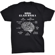 Koszulki męskie - Koszulka T-shirt Mózg Glazurnika Śmieszny Prezent na Święta Urodziny - miniaturka - grafika 1