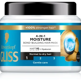 Gliss Kur Performance Treat 4-in-1 Moisture Mask maska nawilżająca do włosów Protein + Cocoa Butter 400ml - Maski do włosów - miniaturka - grafika 1