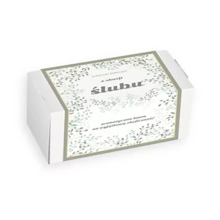 Zestaw kaw z okazji Ślubu - elegancki box z 20 saszetkami świeżo mielonej kawy o różnych smakach 20x 10g - Kawa - miniaturka - grafika 1