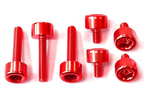 Pro-Bolt TBEN aluminiowy korek wlewu paliwa zestaw do Benelli Tornado, czerwony