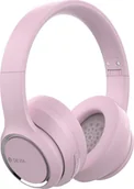 Słuchawki - Devia słuchawki Bluetooth Kintone nauszne różowe - miniaturka - grafika 1