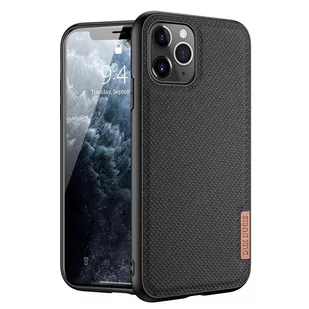 Dux Ducis Fino etui pokrowiec pokryty nylonowym materiałem iPhone 11 Pro czarny - Etui i futerały do telefonów - miniaturka - grafika 1