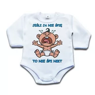 Body dla niemowląt - BODY - Jeśli ja nie śpię to nie śpi nikt - 62 dł - miniaturka - grafika 1