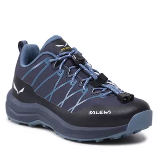 Buty dla chłopców - Trekkingi Salewa Wildfire 2 Ptx K 64013 3963 Navy Blazer/Java Blue 3963 - grafika 1