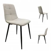 Krzesła - Nowoczesne Krzesło Do Kuchni Jadalni Salonu Loft Tapicerowane Iga MIX - miniaturka - grafika 1