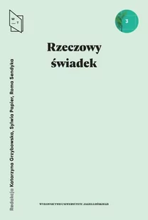 praca zbiorowa Rzeczowy świadek - Kulturoznawstwo i antropologia - miniaturka - grafika 1