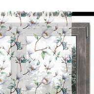 Firany - Firana SPRING wzór SP15 | biała magnolia 140 x 260 cm - miniaturka - grafika 1