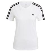 Koszulki i topy damskie - Koszulka damska adidas Essentials Slim T-Shirt biała GL0783 - miniaturka - grafika 1