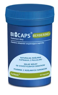 Formeds, Bicaps Berberine+, Wątroba Cholesterol, 60 kaps. - Odchudzanie i oczyszczanie - miniaturka - grafika 1