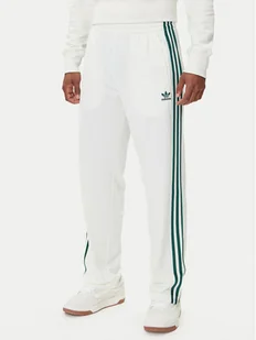 adidas Spodnie dresowe adicolor Classics Firebird KA0480 Biały Regular Fit - Spodnie sportowe męskie - miniaturka - grafika 1