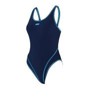 Stroje kąpielowe - Zoggs Damski kostium kąpielowy Master Back, granatowy, 38, niebieski morski, 38 - miniaturka - grafika 1