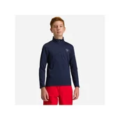 Pozostała odzież narciarska - Bluza narciarska dla dzieci Rossignol Boy 1/2 Zip Warm Stretch granatowa - miniaturka - grafika 1