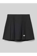 Spódnice - Spódnica mini z wyhaftowanym logo - adidas Originals - miniaturka - grafika 1