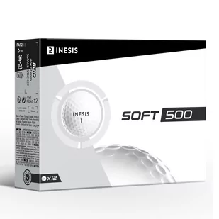 Piłki do golfa Inesis Soft 500 x12 - Golf - miniaturka - grafika 1
