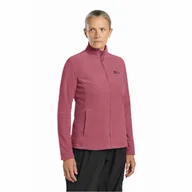 Bluzy damskie - Damska bluza polarowa Jack Wolfskin TAUNUS FZ W raisin - S - miniaturka - grafika 1
