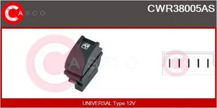 Przełącznik, podnośnik szyby Casco - Alternatory CWR38005AS - Akcesoria do układu elektrycznego - miniaturka - grafika 1