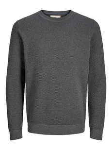 Jack & Jones Sweter w kolorze antracytowym - Swetry męskie - miniaturka - grafika 1