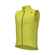 Kurtki rowerowe - Kamizelka rowerowa męska Alé Cycling PR-E Sauvage Żółty XL - miniaturka - grafika 1