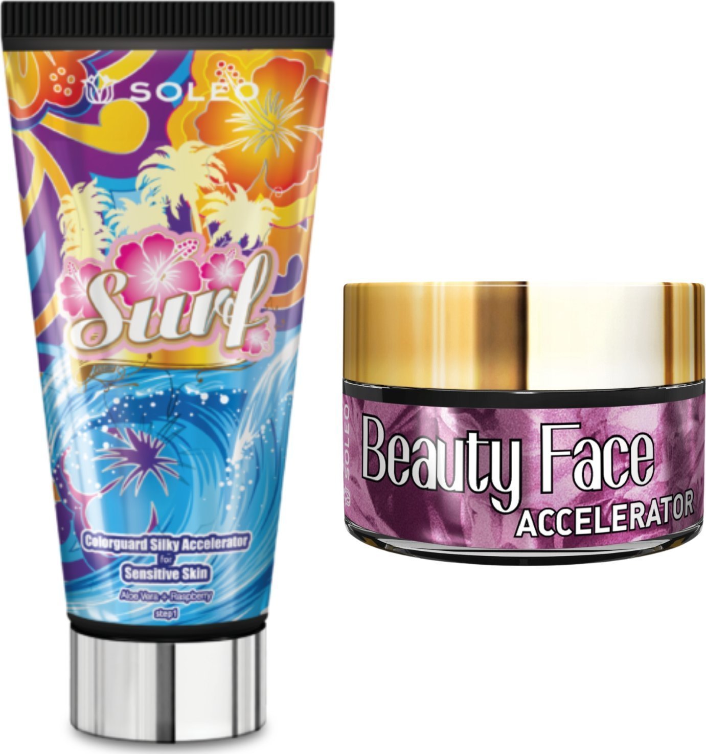 Soleo Soleo Surf Przyspieszacz + Słoiczek Beauty Face