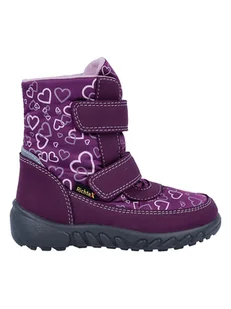 Richter Shoes Kozaki zimowe "Husky" w kolorze fioletowym - Kozaki damskie - miniaturka - grafika 1