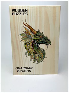 Puzzle Drewniane A4 Smok Strażnik - Puzzle - miniaturka - grafika 1