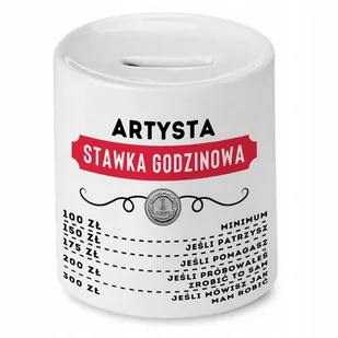 Dla Artysty Skarbonka na Urodziny Na Prezent z Nadrukiem ze Zdjęciem - Skarbonki - miniaturka - grafika 1
