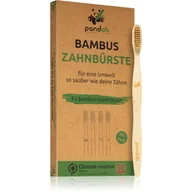 Szczoteczki do zębów - pandoo Pandoo zestaw 4 szczoteczek do zębów przyjaznych dla środowiska | - miniaturka - grafika 1