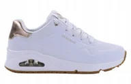 Buty sportowe damskie - Buty damskie Skechers Uno 177094-WHT - miniaturka - grafika 1