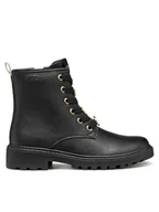 Buty dla dziewczynek - Geox Kozaki J Casey J5620B 000BC C9999 D Czarny - miniaturka - grafika 1