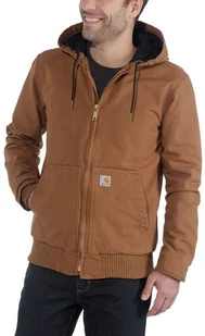 Kurtka Carhartt Duck Active Jacket Brown - Kurtki męskie - miniaturka - grafika 1