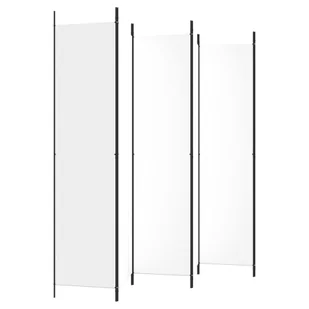 Lumarko Parawan 6-panelowy, biały, 300x220 cm, tkanina! - Parawany - miniaturka - grafika 6