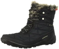Śniegowce damskie - Columbia Damskie śniegowce Minx Shorty Iii, Czarny Black X Pebble, 37.5 EU - miniaturka - grafika 1