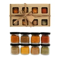 Zestawy upominkowe - Zestaw 8 Orientalnych Przypraw w Szklanych Słoiczkach Lavender Spices - miniaturka - grafika 1