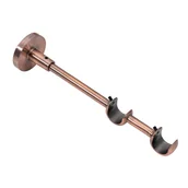 Karnisze - Wspornik do karnisza 19 mm podwójny antyczny mosiądz - miniaturka - grafika 1