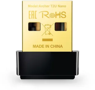 ADAPTER WLAN USB TP-LINK ARCHER T2U NANO - Pozostałe akcesoria sieciowe - miniaturka - grafika 1