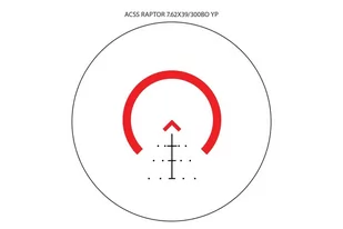 Celownik pryzmatyczny Primary Arms SLx 3x Micro Prism iR Red ACSS Raptor 7.62/300BO Yard FDE - Lunety i akcesoria - miniaturka - grafika 3