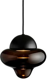 Design By Us - Nutty Lampa Wisząca Brown/Black Design By Us - Lampy sufitowe - miniaturka - grafika 1